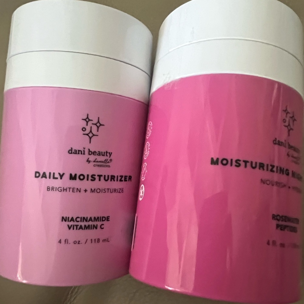 NEW Dani Daily Moisturizer & Night Crème set of 2.